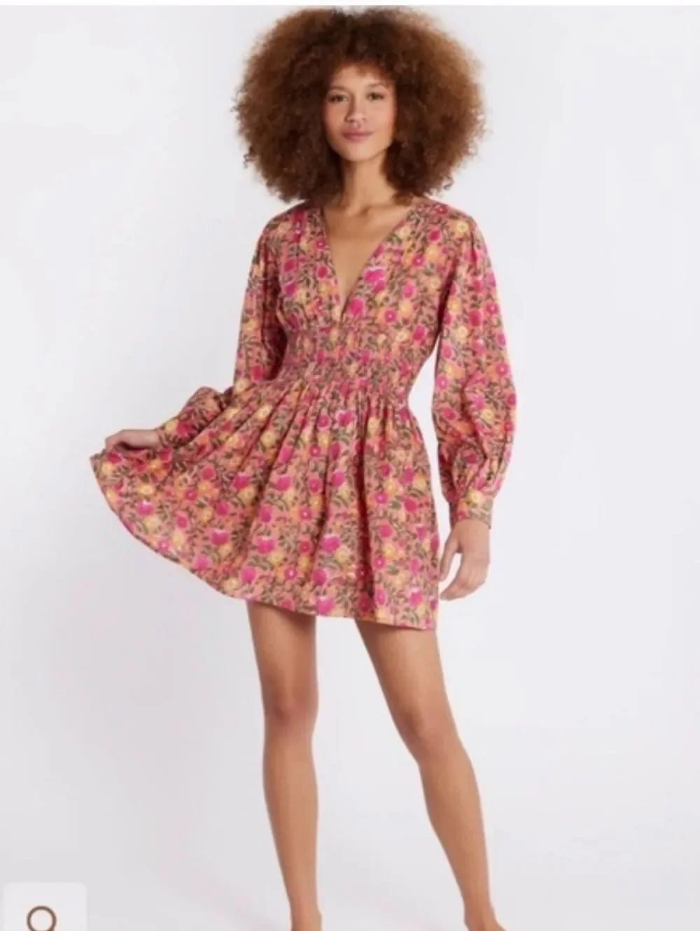 Mille Resort Claudia Dress in Passionfruit Size Large
